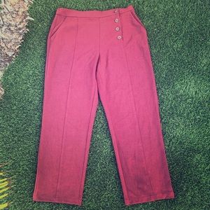 Elodie Side Button Ankle Pants